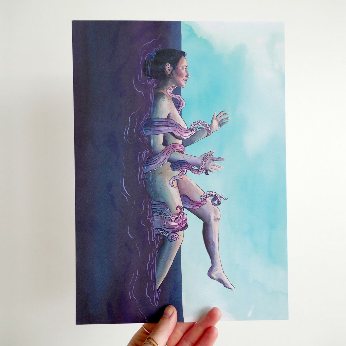 Holding me back — Art by Margreet Rijlaarsdam
