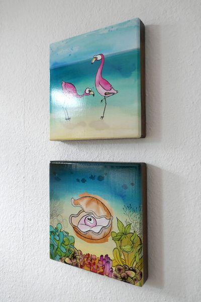 Laque prints — Art by Margreet Rijlaarsdam