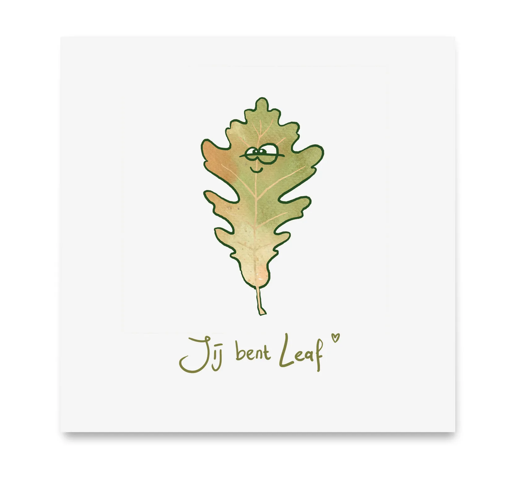Jij bent leaf — Art by Margreet Rijlaarsdam
