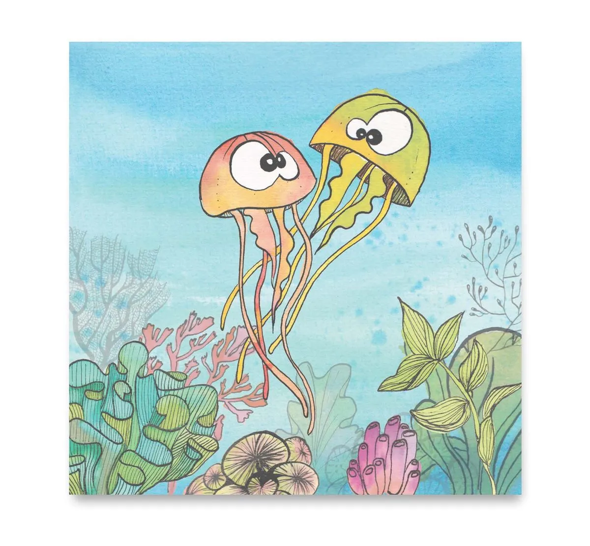 Jellyfish — Art by Margreet Rijlaarsdam