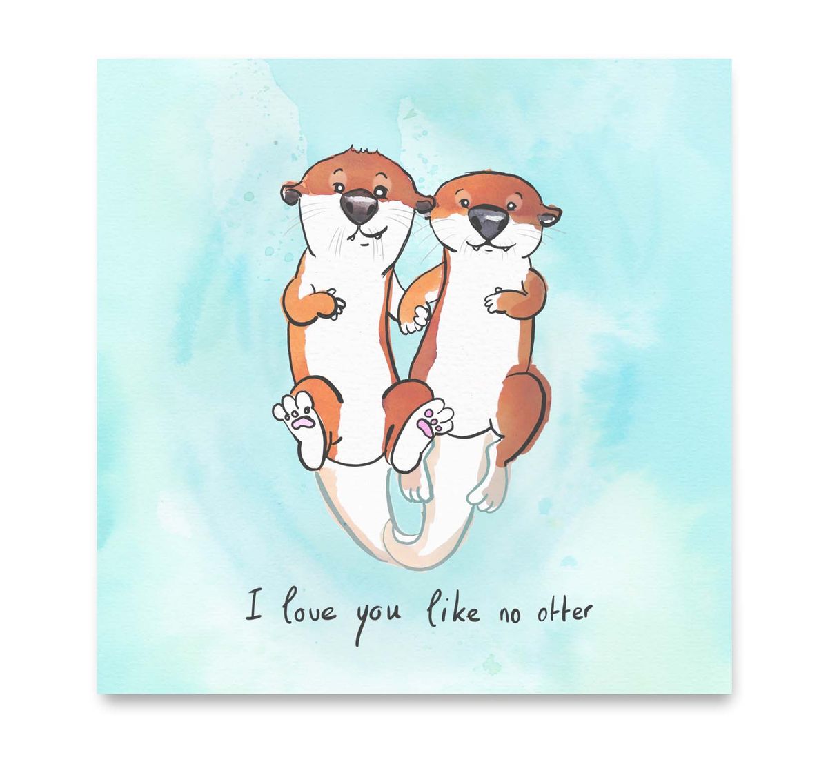I like otter — Art by Margreet Rijlaarsdam