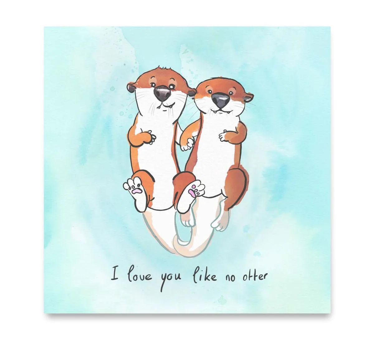 I like otter — Art by Margreet Rijlaarsdam