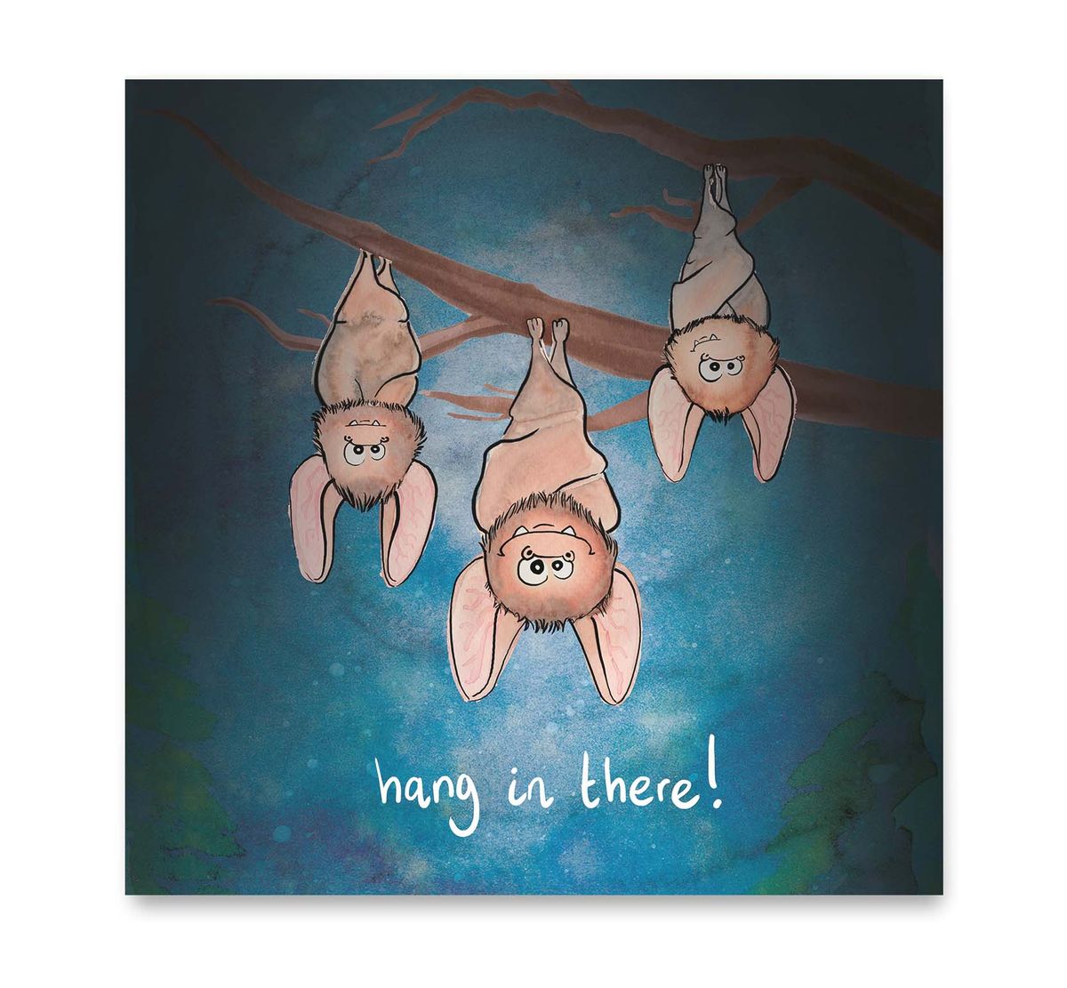 Hang in there — Art by Margreet Rijlaarsdam
