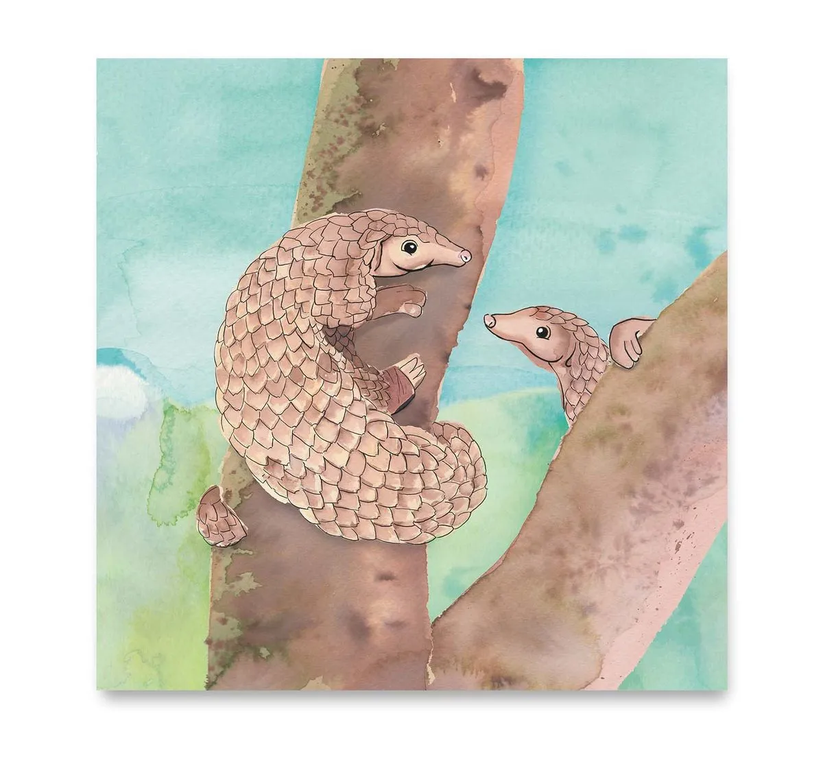 Pangolin — Art by Margreet Rijlaarsdam