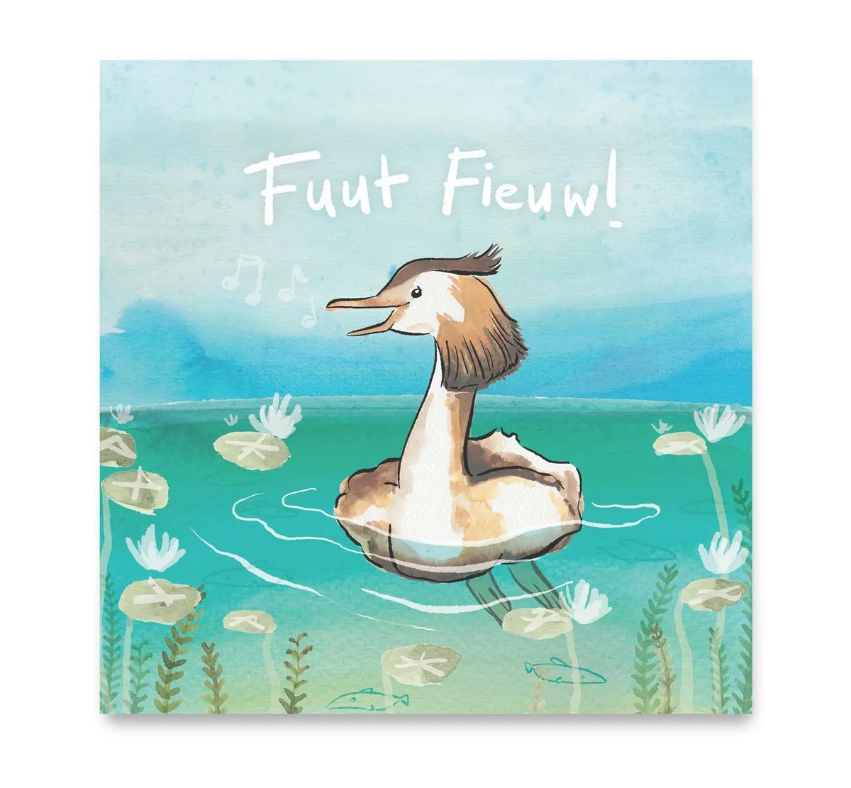 Fuut fieuw — Art by Margreet Rijlaarsdam